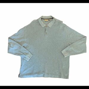 LL Bean Men’s  Henley Shirt Waffle Cotton Size XL